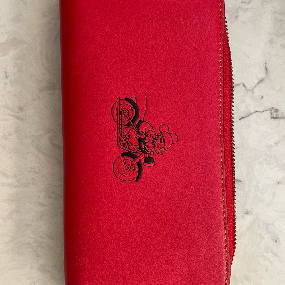 Coach x Disney Red Wallet